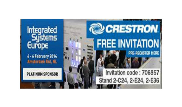 Crestron présentera Connect IT™ à l’ISE 2014