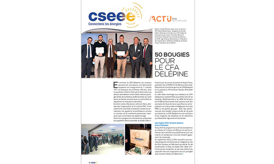 Lettre actualité CSEEE Automne 2021